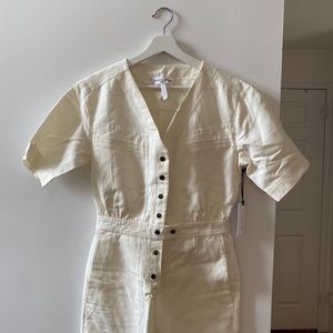 Apiece Apart Zeolight Jumpsuit Cream size 4